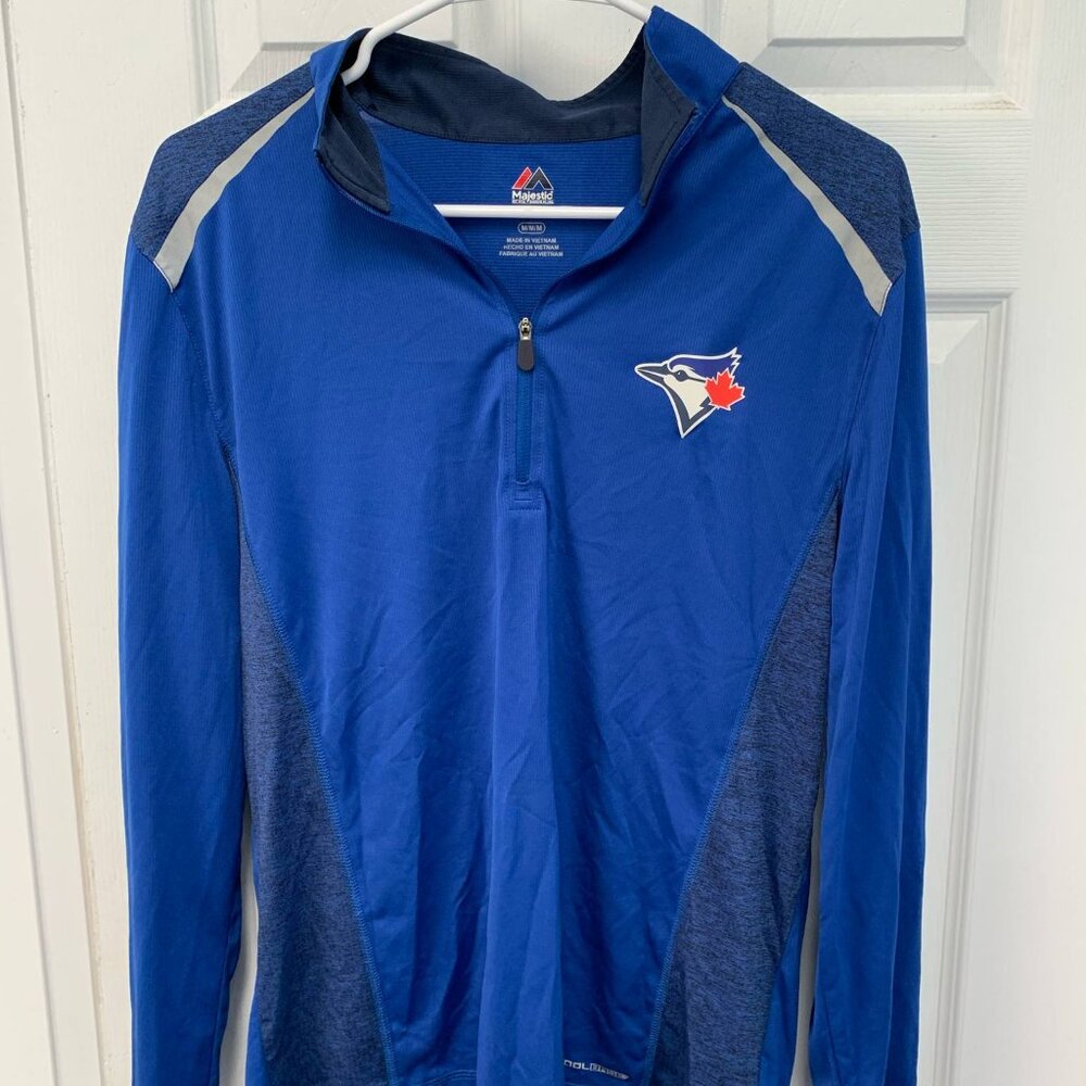 Blue Long Sleeve Shirt with Logo